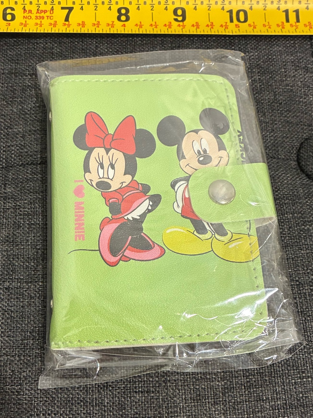 Disney Mickey and Minnie passport holder